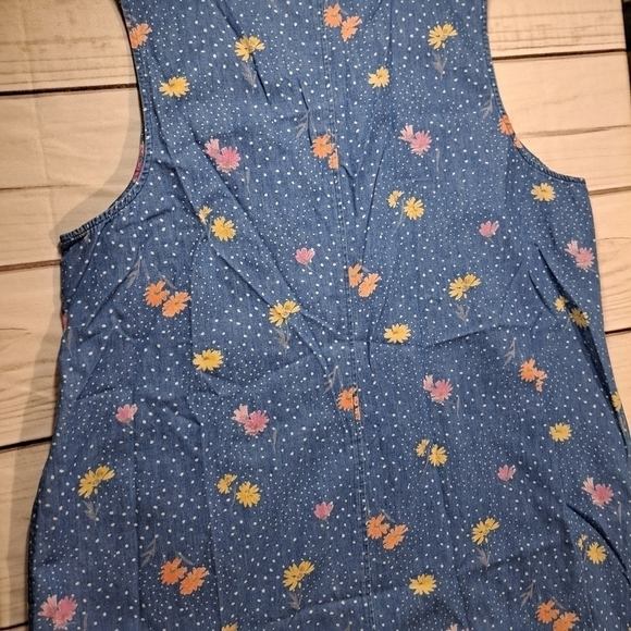 NWT CJ Banks Floral Denim Dress 20/22W - Picture 4 of 15